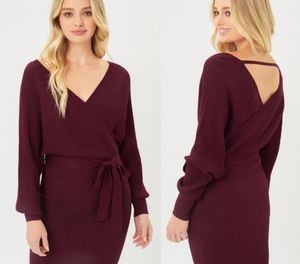 REDUCED! Soft Knit Ribbed Sweater Dress